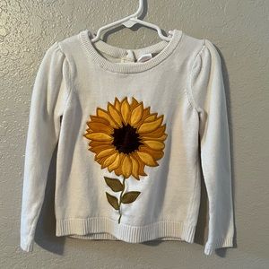 Gymboree Girls Long Sleeve Sweater Harvest Sunflower Size 6